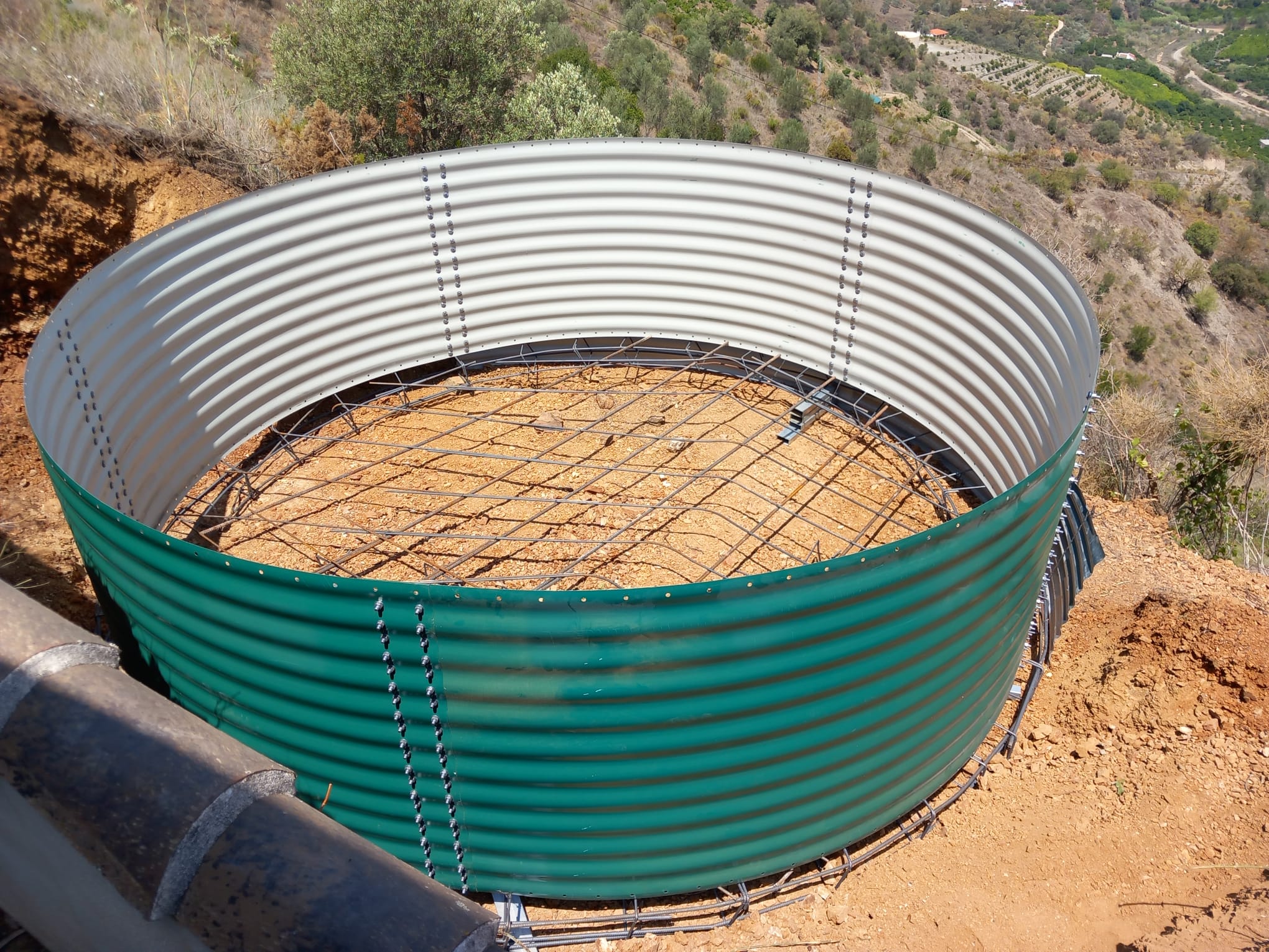 Construcción de depósitos de agua en Málaga
